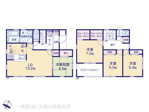リーブルガーデンうるま市前原 間取り13