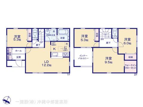 リーブルガーデンうるま市前原 間取り13