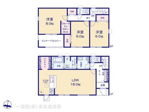 リーブルガーデン四国中央市土居町津根 間取り1