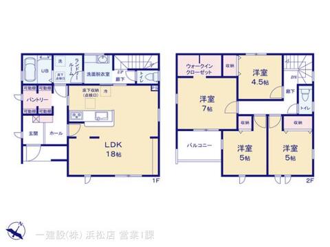 リーブルガーデン豊橋柳生川南部土地区画整理地内 間取り1