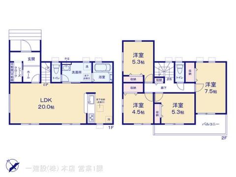 リーブルガーデンさいたま市岩槻区末田 間取り3