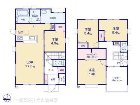 リーブルガーデン各務原市川島松倉町 間取り1
