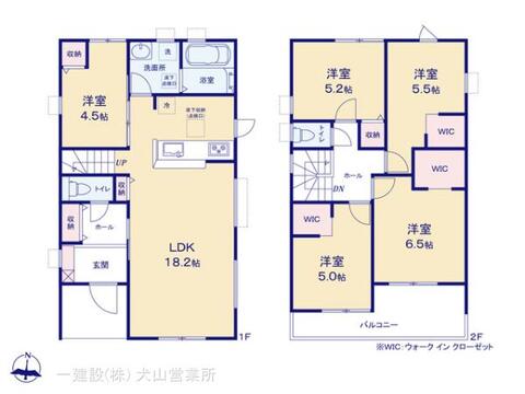 リーブルガーデン各務原市川島松倉町 間取り3