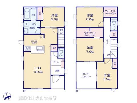リーブルガーデン春日井市坂下町二丁目第２ 間取り7