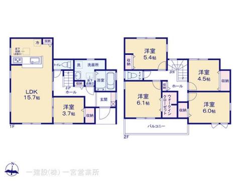 リーブルガーデン江南市河野町第２ 間取り1