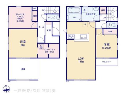 リーブルガーデン堺区香ヶ丘町2期 間取り1
