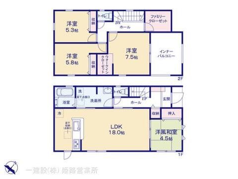 リーブルガーデン加東市多井田3期 間取り1