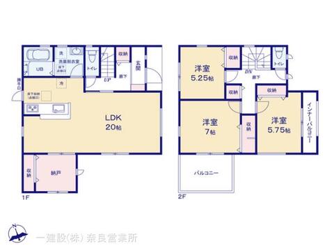 リーブルガーデン奈良中山町１４期 間取り1