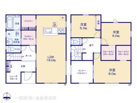 リーブルガーデン倉敷羽島第２ 間取り1