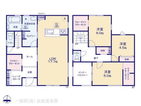リーブルガーデン倉敷羽島第２ 間取り3