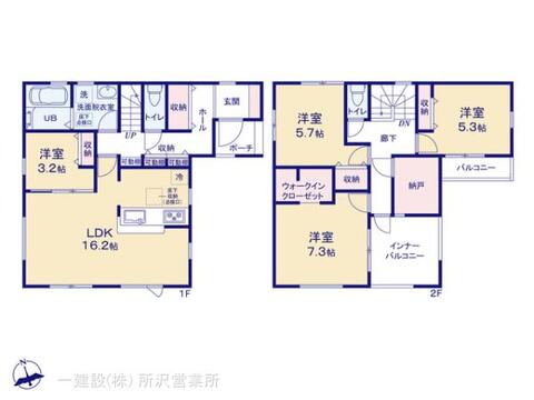 リーブルガーデン所沢上新井第14期 間取り7