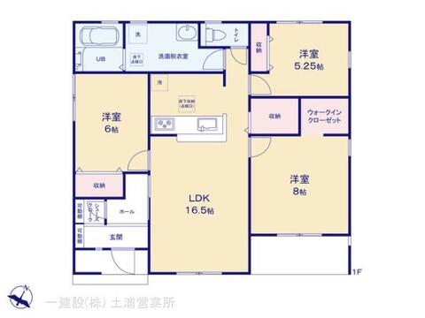 リーブルガーデン第１常総市中妻町 間取り3