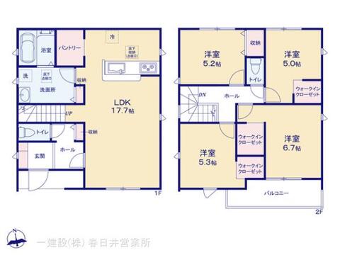 リーブルガーデン津島市宇治町第二 間取り3