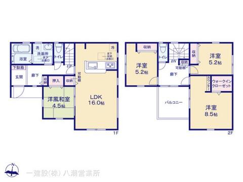 リーブルガーデン岩槻区東町1期 間取り5