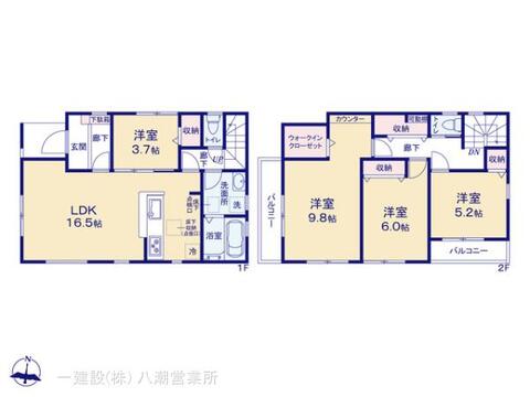 リーブルガーデン岩槻区東町1期 間取り9