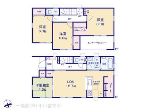 リーブルガーデン第５栃木岩舟町静和 間取り1