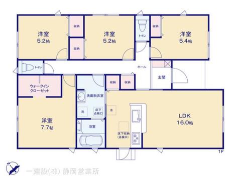 リーブルガーデン焼津市高新田２期 間取り1