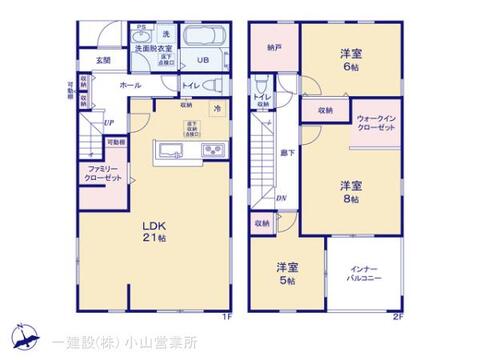 リーブルガーデン第５下野小金井 間取り1