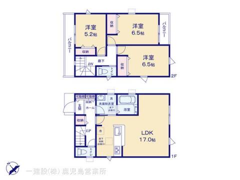 リーブルガーデン鹿児島市桜ヶ丘第二 間取り1