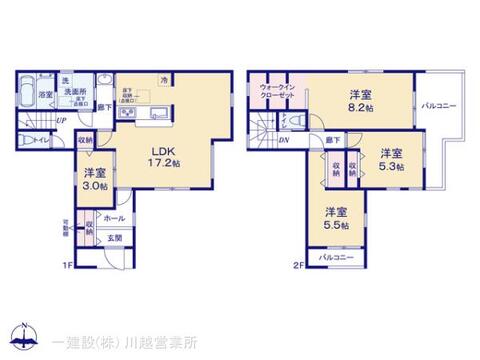 リーブルガーデン川越下小坂 間取り5