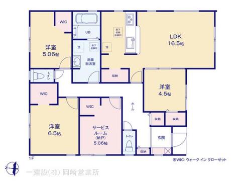 リーブルガーデン西尾第77巨海町 間取り5