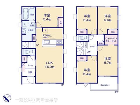 リーブルガーデン西尾第79羽塚町 間取り1