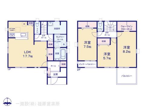 リーブルガーデン桜井市西之宮６期 間取り1