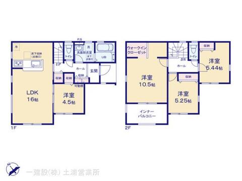 リーブルガーデン第１石岡市旭台 間取り1