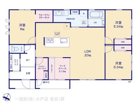 リーブルガーデン常陸大宮市中富町第３ 間取り1