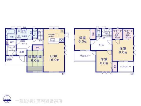 リーブルガーデン第９富士見町原之郷 間取り1