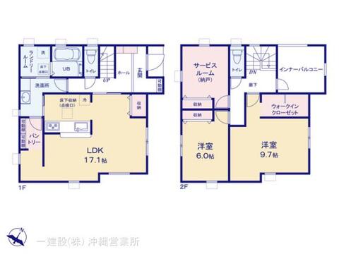リーブルガーデン糸満市座波第２ 間取り1