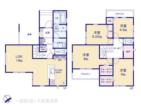 リーブルガーデン八千代台6丁目第3 間取り1