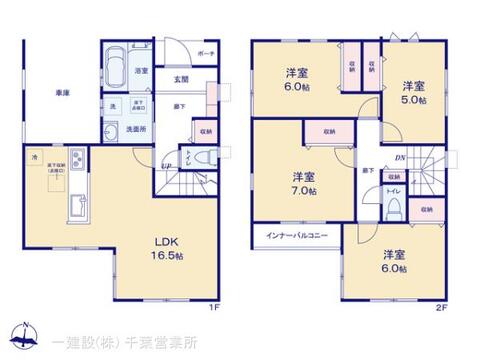 リーブルガーデン中央区今井町第２ 間取り1