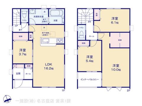 リーブルガーデン小牧市久保一色南 間取り5