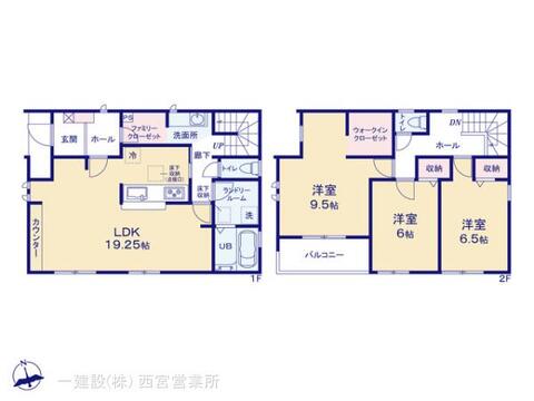 リーブルガーデン富田林市錦織北２丁目２期 間取り1