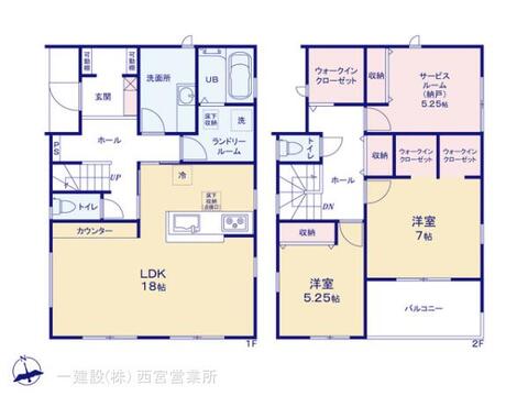 リーブルガーデン富田林市錦織北２丁目２期 間取り7