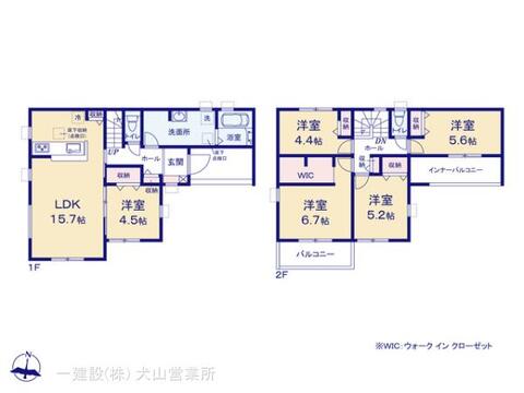 リーブルガーデン美濃加茂市蜂屋町上蜂屋 間取り1