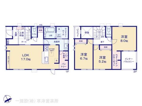 リーブルガーデン栗東市上鈎４期 間取り1