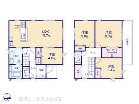 リーブルガーデン江南市大間町新町 間取り1