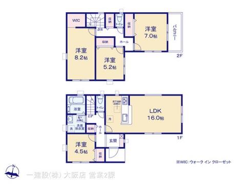 リーブルガーデン堺市東区大美野６期 間取り1