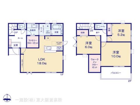 リーブルガーデン橿原市城殿町７期 間取り1