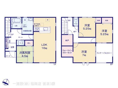 リーブルガーデン城南区樋井川４丁目 間取り1