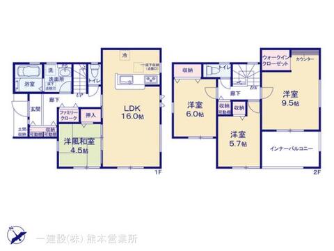 リーブルガーデン東区榎町第六 間取り1