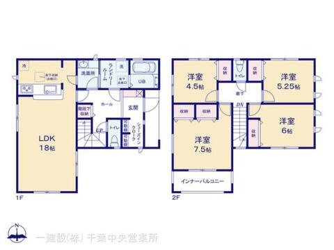 リーブルガーデン中央区生実町第2 間取り1