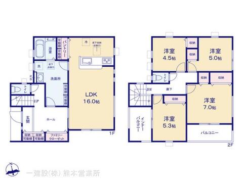 リーブルガーデン宇城市不知火町第二 間取り1