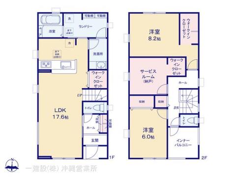 リーブルガーデン沖縄市美里第2 間取り1
