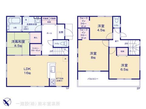 リーブルガーデン益城町小池 間取り1