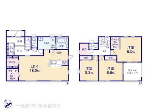 リーブルガーデン彦根市平田町６期 間取り1