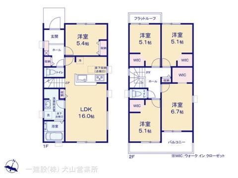 リーブルガーデン春日井市高森台五丁目 間取り1