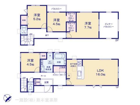 リーブルガーデン南区土河原町 間取り1
